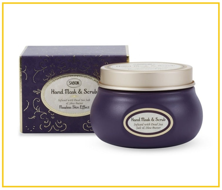 SABON 白玫瑰賦活磨砂手膜 DEAD SEA HAND MASK & SCRUB 125ML