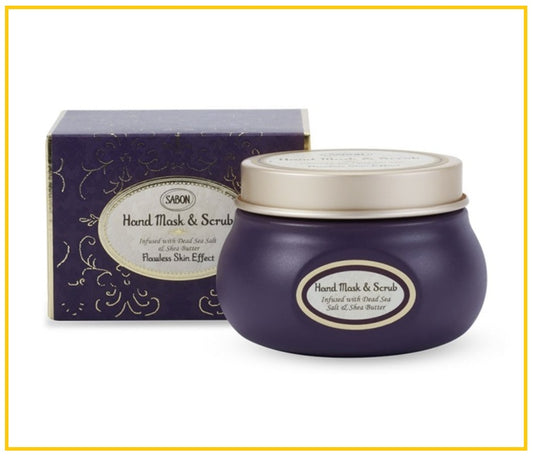 SABON 白玫瑰賦活磨砂手膜 DEAD SEA HAND MASK & SCRUB 125ML