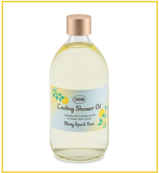 SABON 薄荷柚子沐浴油 MINI COOLING SHOWER OIL MINTY SPARK YUZU 100ML