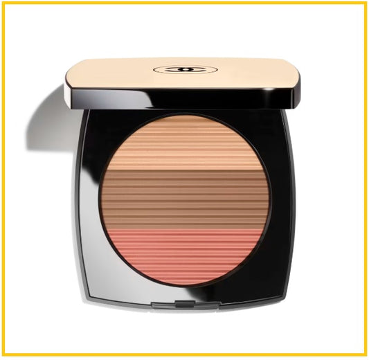 CHANEL 香奈兒三色修容粉餅 LES BEIGES HEALTHY GLOW SUN-KISSED POWDER #T1 LIGHT CORAL / #T3 MEDIUM CORAL 15ML