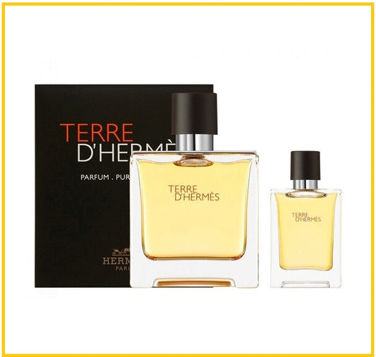 HERMES 愛馬仕大地香水套裝 MEN'S TERRE D' GIFT SET FRAGRANCES EDP DUO SET 75ML + 12.5ML