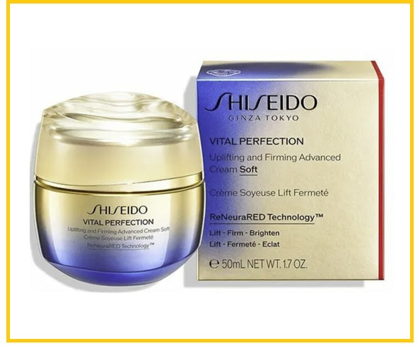 SHISEIDO 資生堂悅薇抗糖清爽乳面霜 VITAL PERFECTION UPLIFTING AND FIRMING ADVANCED CREAM SOFT 50ML