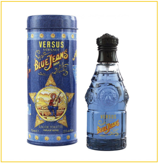 VERSACE 范思哲藍色牛仔男士淡香水 BLUE JEANS EDT 75ML