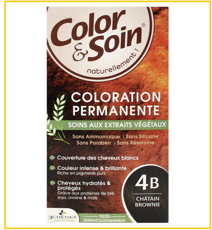 3CHENES 三橡樹植物染髮劑 COLOR & SOIN HAIR COLOUR #1N / #4M / #3N / #4B / #5G / #4A / #5N / #5M / #4G / #6G / #5GM / #4N / #5B / #7GC 135ML