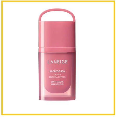 LANEIGE 蘭芝精華唇釉 JUICEPOP BOX LIP TINT #MOCHA REMIX / #DISCO CORAL / #DJ PLUM / #ELECTRO BERRY / #JAZZY JAM / #K POP PINK / #LO FI MAUVE / #MAROON MELODY / #POP STAR PEACH / #RED CLAASIC 4.5G