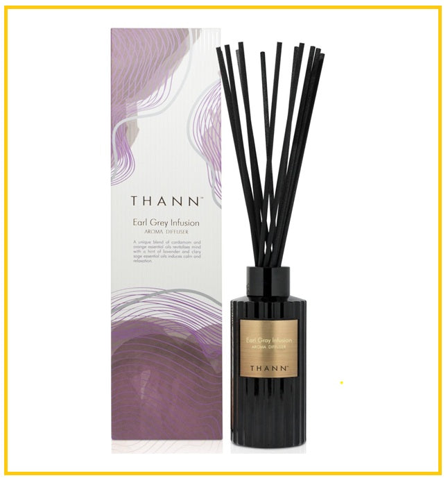 THANN 庭潤伯爵茶藤支香薰 EARL GRAY INFUSION AROMA DIFFUSER GREEK BOTTLE 150ML