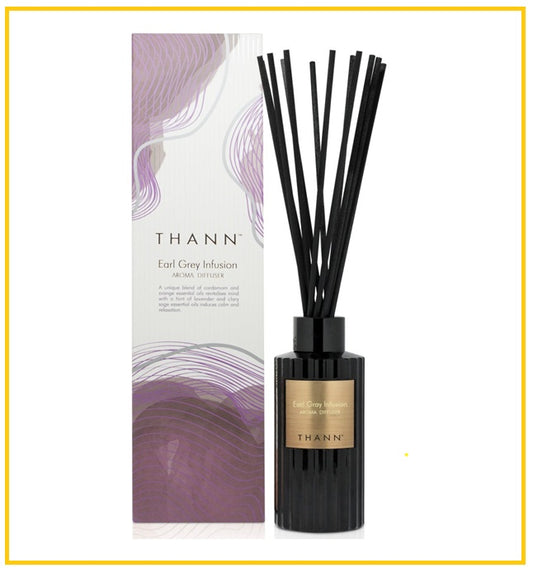 THANN 庭潤伯爵茶藤支香薰 EARL GRAY INFUSION AROMA DIFFUSER GREEK BOTTLE 150ML