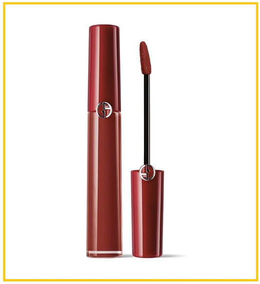 GIORGIO ARMANI 阿瑪尼紅管奢華絲絨啞光唇釉 LIP MAESTRO INTENSE VELVET LIQUID LIPSTICK #201 DARK VELVET 6.5ML