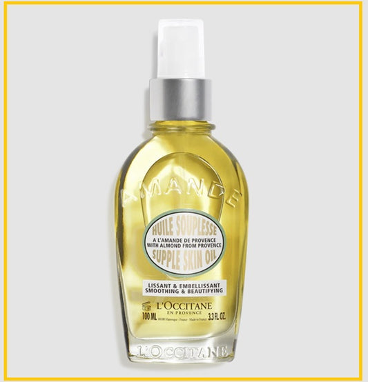 L'OCCITANE 歐舒丹杏仁甜扁桃美膚油 LOCCITANE ALMOND SUPPLE SKIN OIL SMOOTHING & BEAUTIFYING 100ML