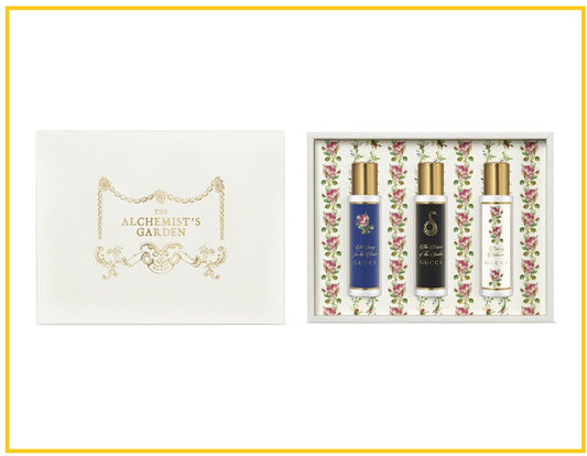 GUCCI 古馳煉金術士花園節日淡香水禮盒套裝 UNISEX THE ALCHEMIST'S GARDEN MINI GIFT DUO SET 15ML X3