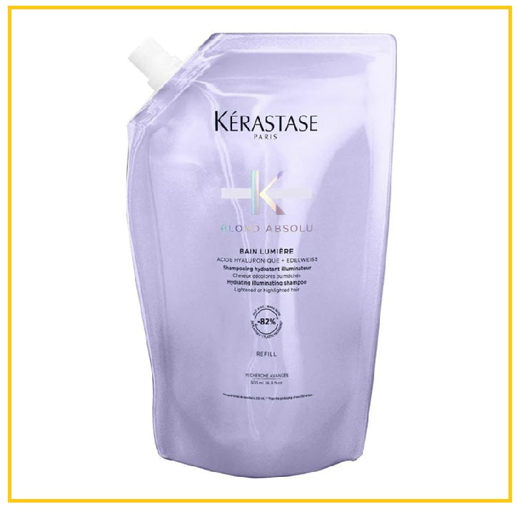 KERASTASE 卡詩滋潤護色洗髮精(補充裝) BLOND ABSOLU BAIN LUMIERE SHAMPOO REFILL FOR BLEACHED HAIR 500ML