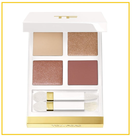 TOM FORD 湯姆福特白盒眼影 SOLEIL EYE COLOR QUAD EYESHADOW PALETTE #01 BRONZE ISLE 6G