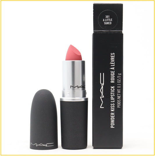 MAC 魅可絲緞柔霧口紅唇膏 POWDER KISS LIPSTICK #301 A LITTLE TAMED 3G