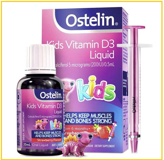 OSTELIN 澳洲嬰兒維生素D KIDS VITAMIN D3 LIQUID 20ML