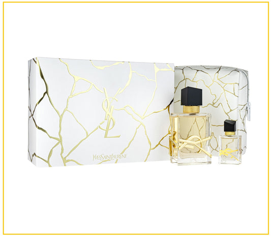 YVES SAINT LAURENT 聖羅蘭自由之水濃香水套裝 YSL LIBRE EAU DE PARFUM POUCH HOLIDAY GIFT DUO SET 50ML + 7.5ML