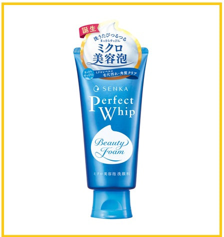 SHISEIDO 資生堂專科藍色泡沫潔面 SENKA PERFECT WHIP FACE WASH CLEANSING FOAM 120G