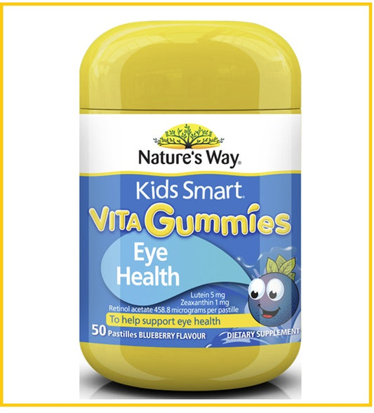 NATURE'S WAY 佳思敏藍莓護眼 KIDS SMART VITA GUMMIES EYE HEALTH 50 GUMMIES