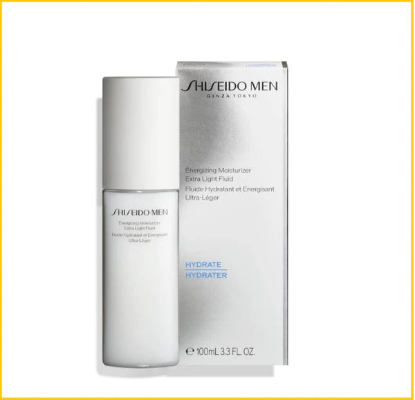 SHISEIDO SET HYDRATING LOTION TONIQUE HYDRATANT 150ML+ MEN ENERGIZING MOISTURIZER EXTRA LIGHT FLUID 100ML 資生堂 男士保濕爽膚水+男士爽膚乳套裝