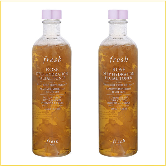 FRESH 馥蕾詩玫瑰深層保濕柔爽膚水2件套裝 ROSE & HYALURONIC ACID DEEP HYDRATION TONER DUO SET 250ML X2