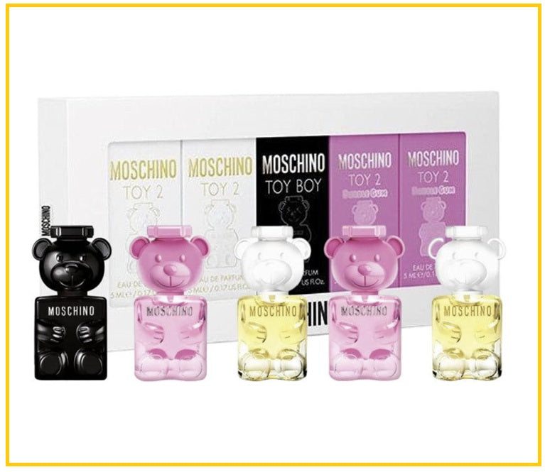MOSCHINO 莫斯奇諾小熊香水5件套裝 5PCS MINI WOMEN'S GIFT DUO SET