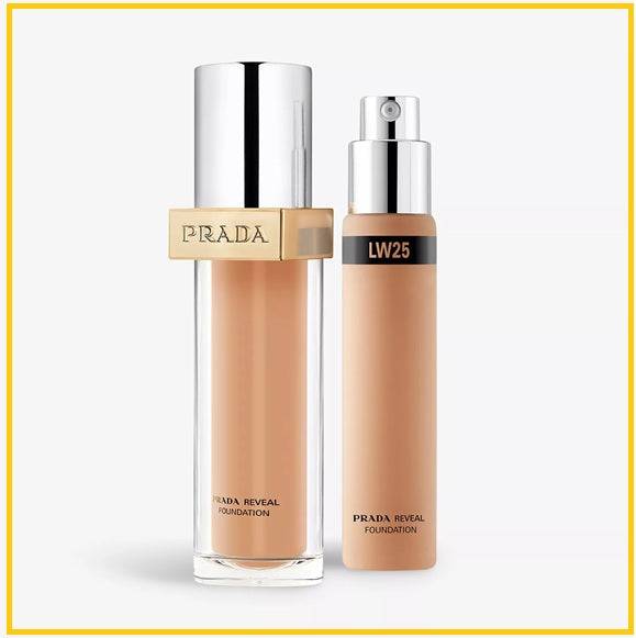 PRADA 普拉達原光新肌煥膚可補充粉底液 REVEAL SKIN OPTIMISING REFILLABLE FOUNDATION #DN70 / #LW25 / #MC50 / #MW50 30ML