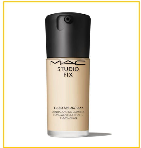 MAC COSMETICS 魅可定制專業無瑕霧鏡粉底液 STUDIO FIX SPF25 PA++ SKIN BALANCING COMPLEX LONG WEAR SOFT MATTE FOUNDATION #N12 / #NC12 / #NW11 30ML