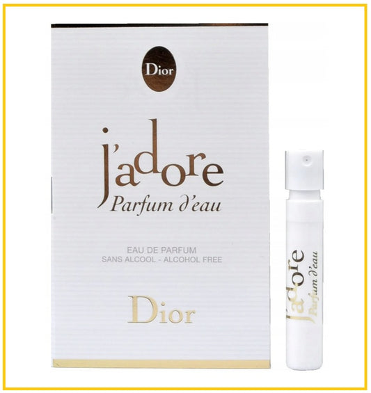 DIOR 迪奧真我純真香水小樣 LADIES J'ADORE PARFUM D'EAU EDP SPRAY 1.2ML
