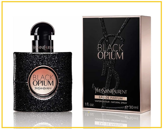 YVES SAINT LAURENT 聖羅蘭黑鴉片女性香水 YSL BLACK OPIUM EDP 30ML / 50ML / 90ML