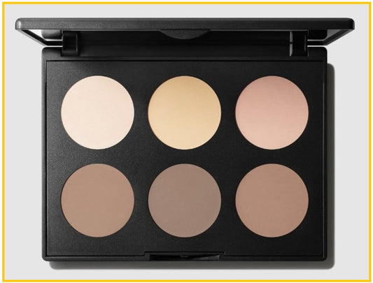 MAC 魅可六色修容盤 STUDIO FIX SCULPT AND SHAPE CONTOUR PALETTE #LIGHT MEDIUM 14.4G