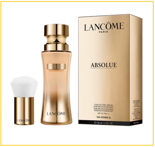 LANCOME 蘭蔻菁純小蠻腰粉底液 ABSOLUE FOND DE TEINT FLUID+BRUSH #150 30ML