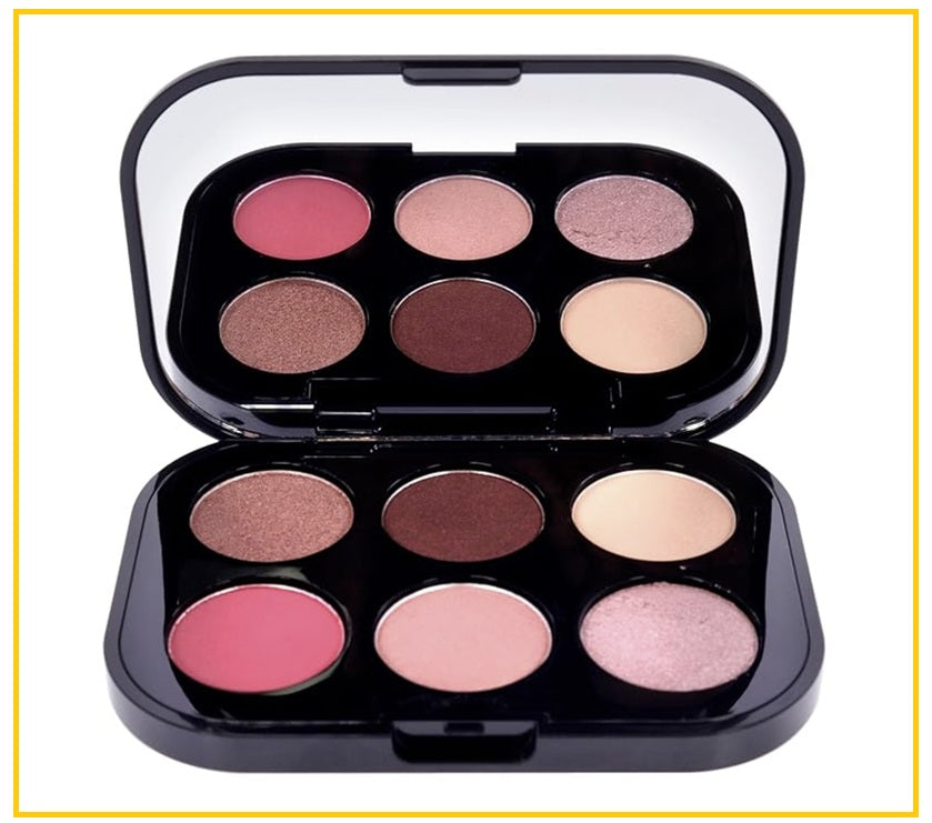 MAC 魅可專業色藝6色眼影盤 CONNECT IN COLOUR EYE SHADOW #ROSE LENS 6.25G