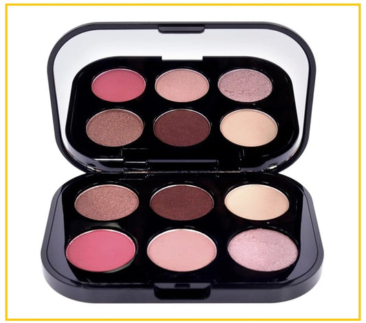 MAC 魅可專業色藝6色眼影盤 CONNECT IN COLOUR EYE SHADOW #ROSE LENS 6.25G