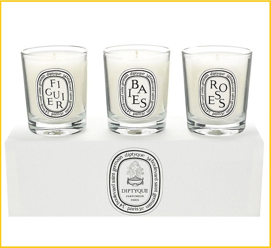 DIPTYQUE 蒂普提克迷你香氛蠟燭套裝 (玫瑰、漿果、無花果) CANDLES MINI DUO SET 70G X3 (BAIES, FIGUIER, ROSES)