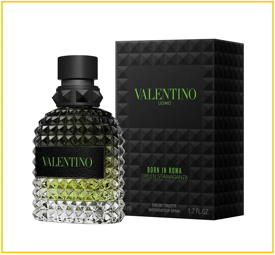 VALENTINO 華倫天奴縱情先生香水 BORN IN ROMA GREEN STRAVAGANZA UOMO EAU DE TOILETTE 50ML