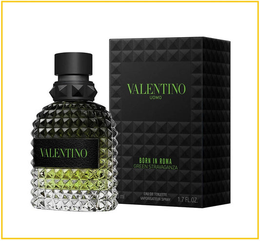 VALENTINO 華倫天奴縱情先生香水 BORN IN ROMA GREEN STRAVAGANZA UOMO EAU DE TOILETTE 50ML