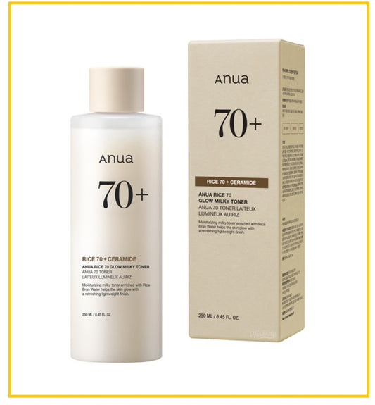 ANUA 大米潤澤爽膚水 RICE 70 GLOW MILKY TONER 250ML