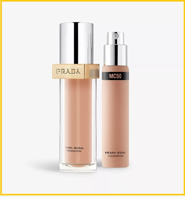 PRADA 普拉達原光新肌煥膚可補充粉底液 REVEAL SKIN OPTIMISING REFILLABLE FOUNDATION #DN70 / #LW25 / #MC50 / #MW50 30ML