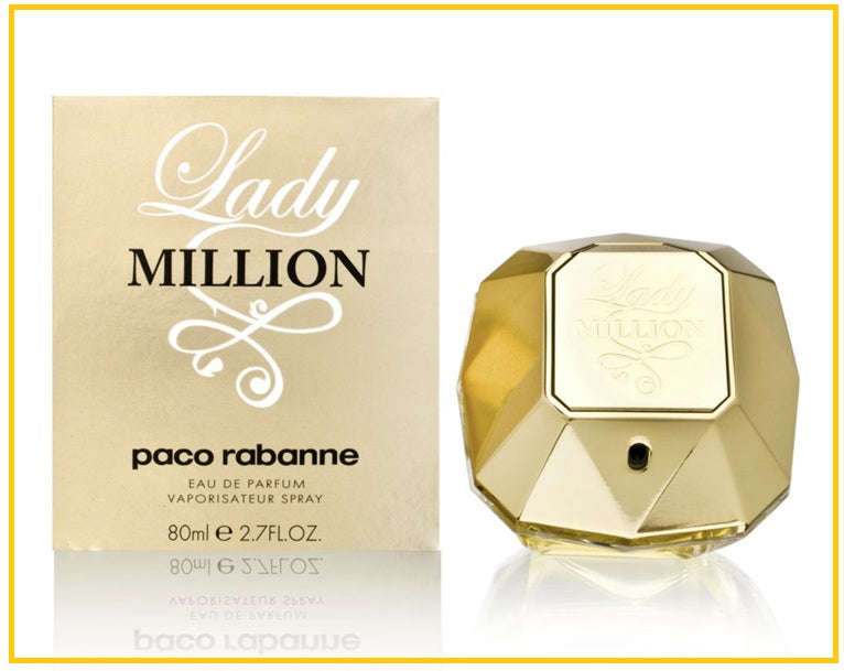 PACO RABANNE 帕高黃金百萬女士濃香水 LADY MILLION EAU DE PARFUM 80ML