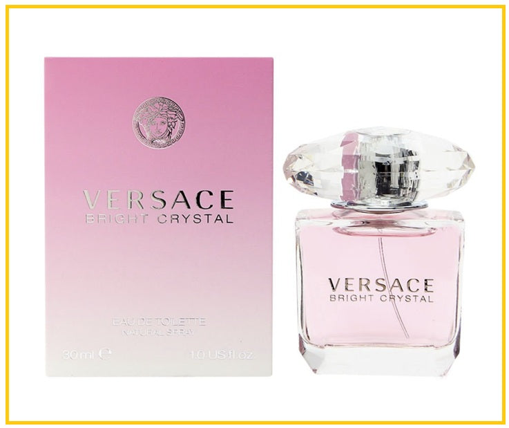 VERSACE 范思哲晶鑽粉鑽女士淡香水 BRIGHT CRYSTAL EAU DE TOILETTE SPRAY 30ML / 50ML / 90ML