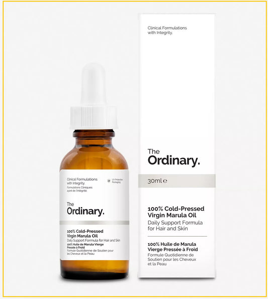 THE ORDINARY 冷壓初榨馬魯拉保濕修復油 100% COLD-PRESSED VIRGIN MARULA OIL 30ML
