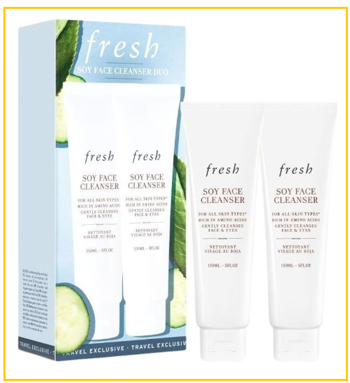 FRESH 馥蕾詩大豆卸妝潔面乳套裝 SOY FACE CLEANSER DUO SET 150ML X2